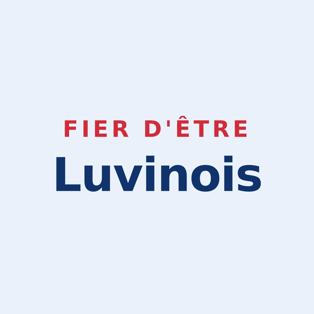Sticker « Fier d'être Luvinois » — design pour Luvigny