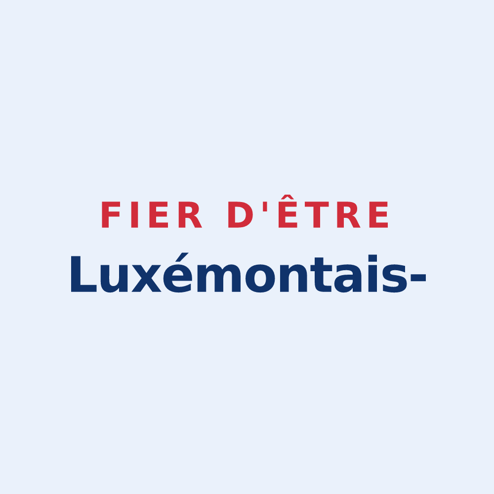 Sticker « Fier d'être Luxémontais- » — design pour Luxémont-et-Villotte