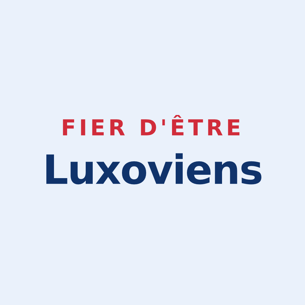 Sticker « Fier d'être Luxoviens » — design pour Luxeuil-les-Bains