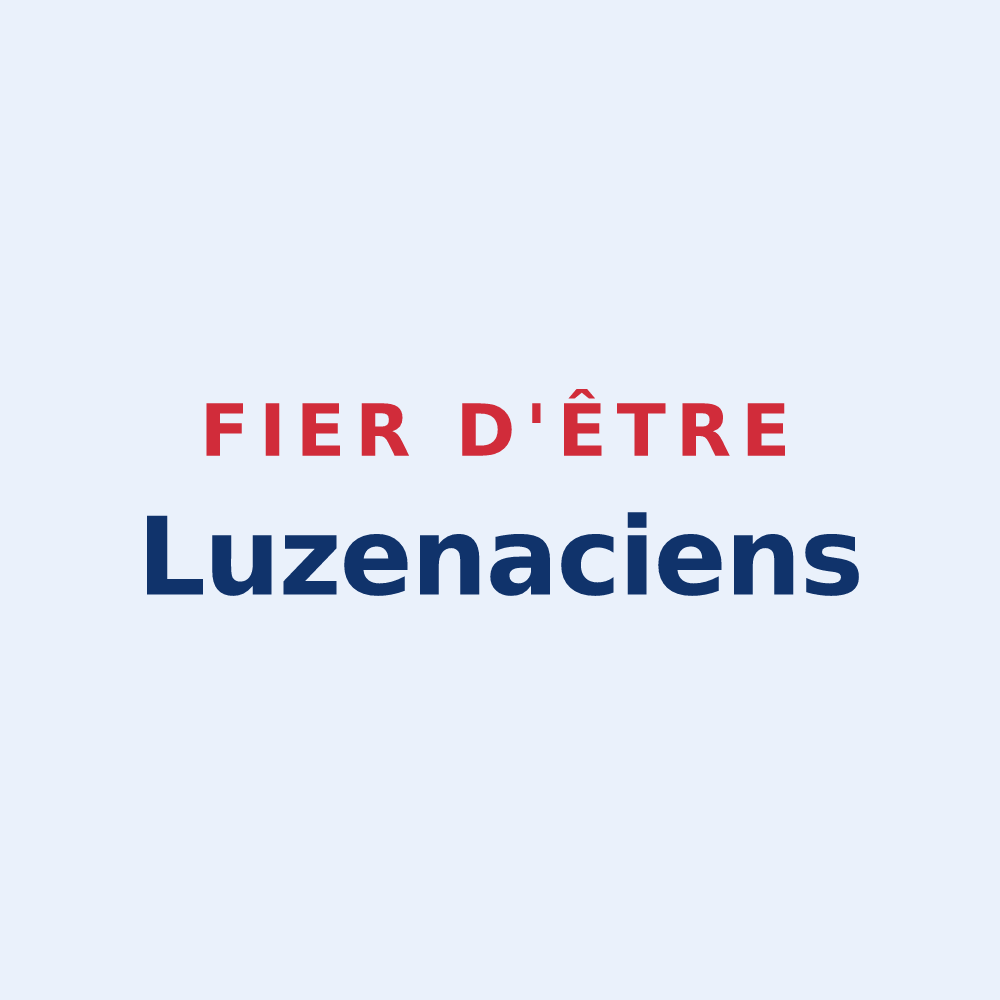 Sticker « Fier d'être Luzenaciens » — design pour Luzenac