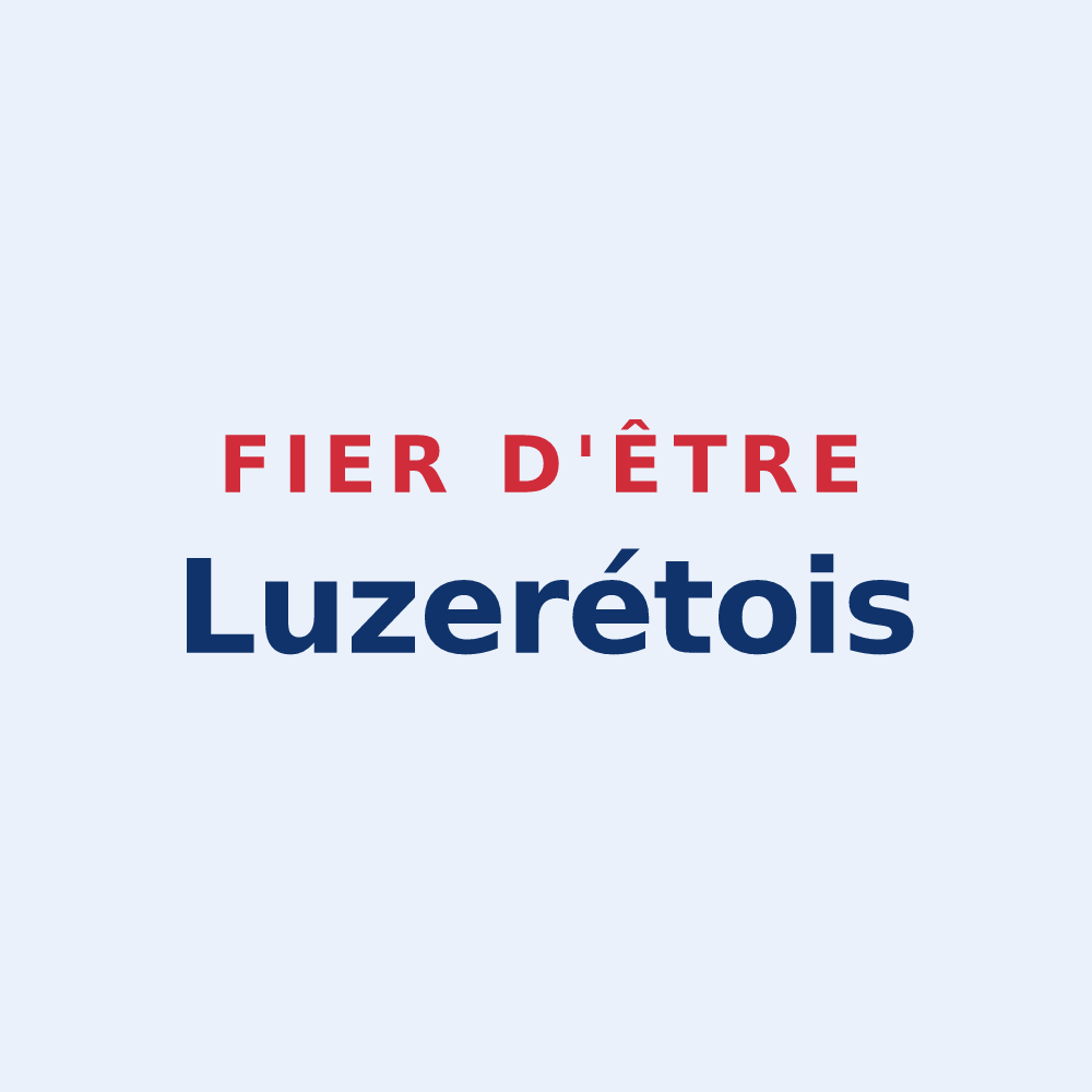 Sticker « Fier d'être Luzerétois » — design pour Luzeret