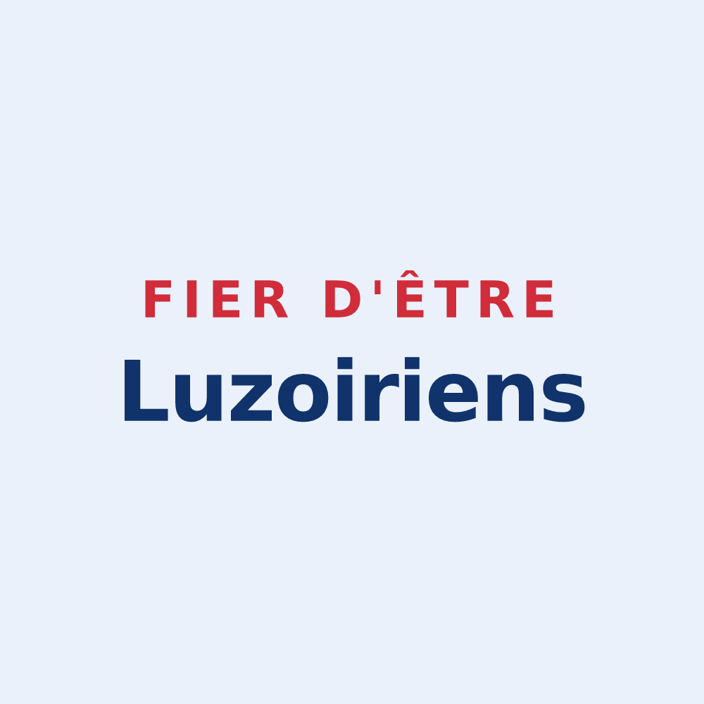 Sticker « Fier d'être Luzoiriens » — design pour Luzoir