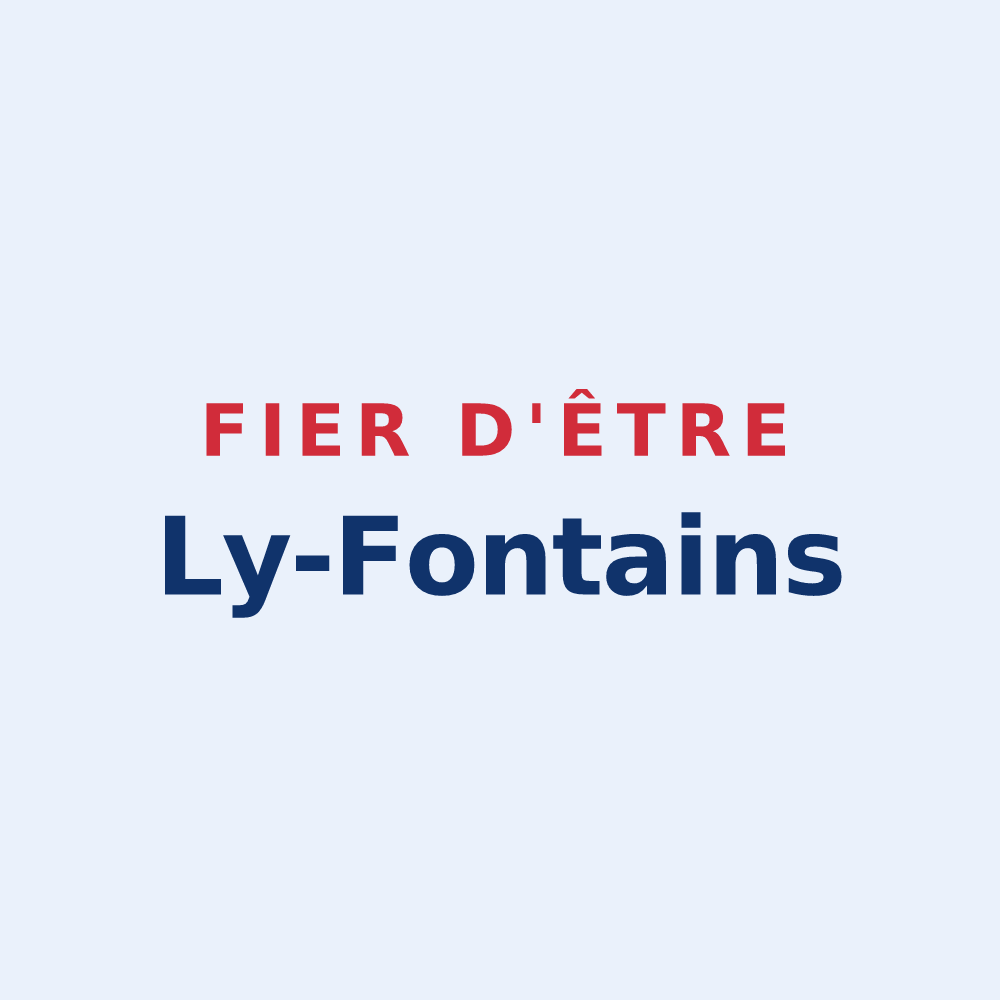 Sticker « Fier d'être Ly-Fontains » — design pour Ly-Fontaine