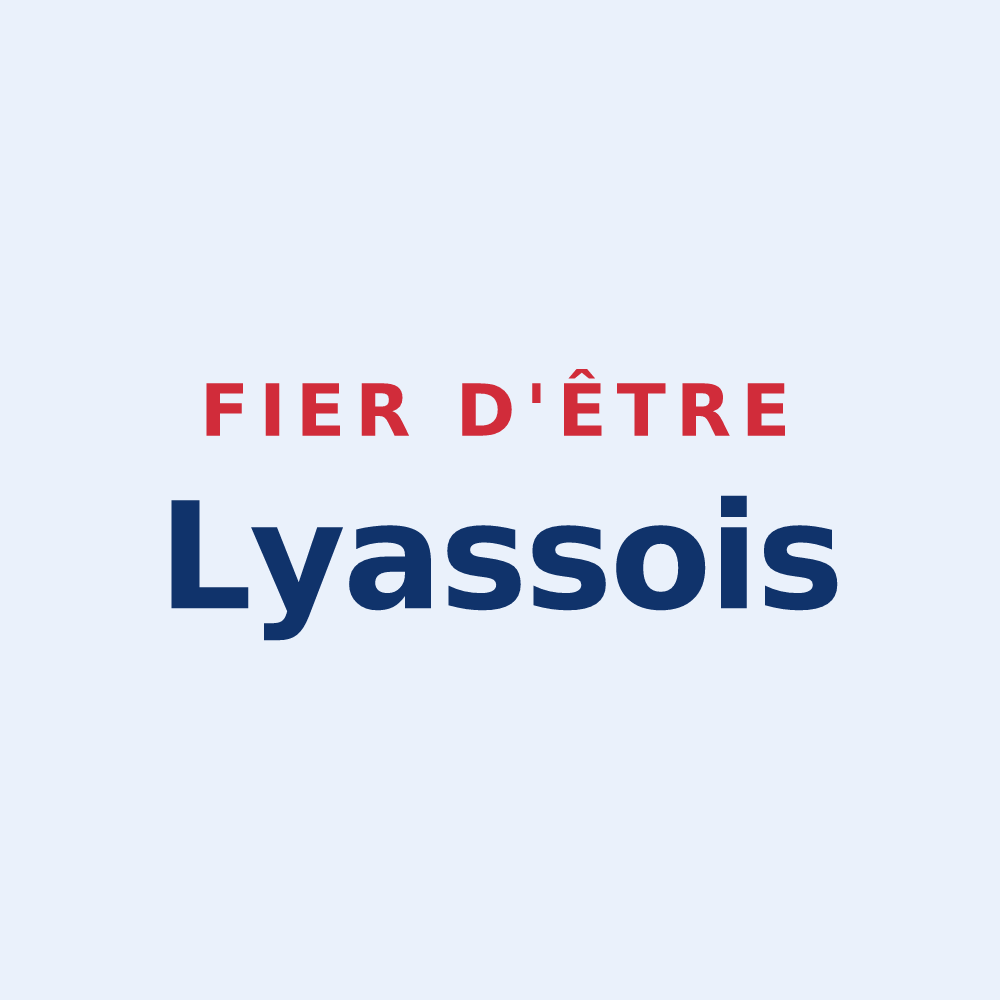 Sticker « Fier d'être Lyassois » — design pour Lyas