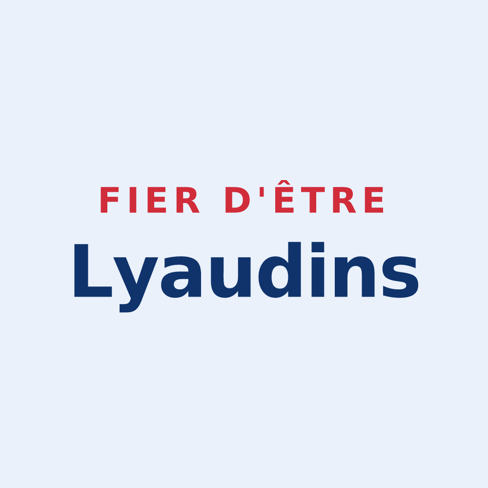 Sticker « Fier d'être Lyaudins » — design pour Lyaud