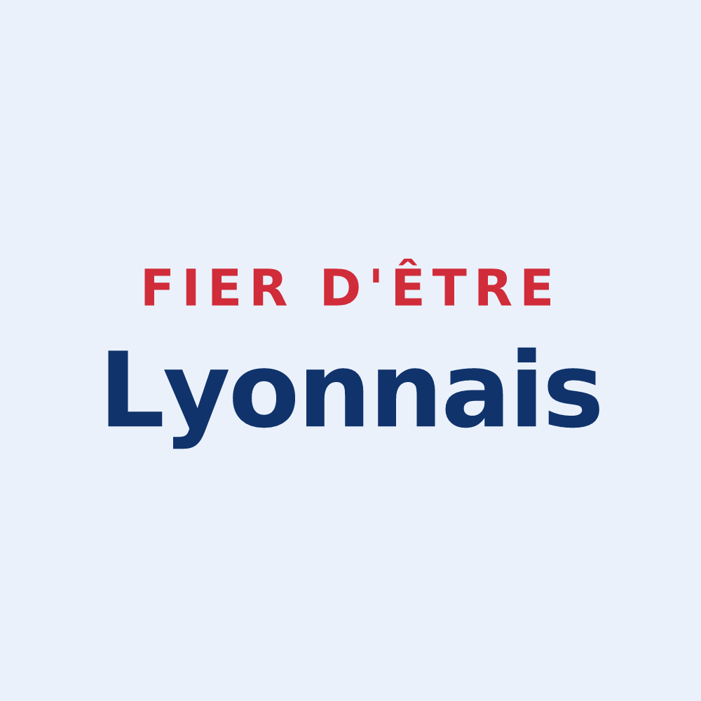 Sticker « Fier d'être Lyonnais » — design pour Lyon