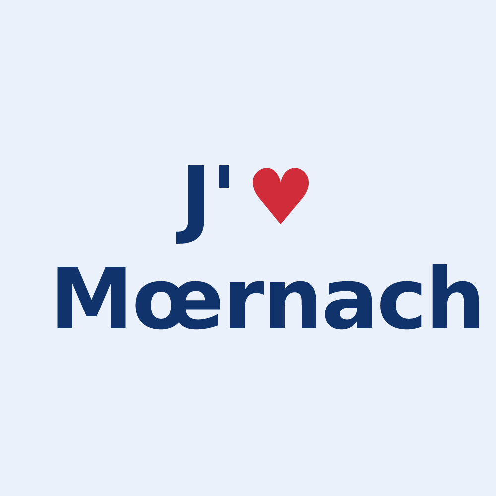 Sticker personnalisé Mœrnach — design J'aime Mœrnach