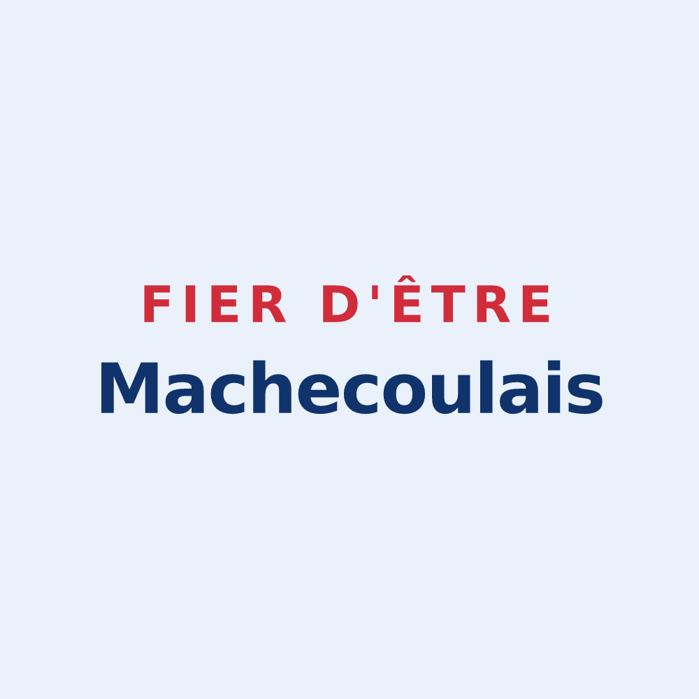 Sticker « Fier d'être Machecoulais » — design pour Machecoul-Saint-Même