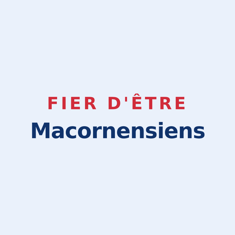 Sticker « Fier d'être Macornensiens » — design pour Macornay