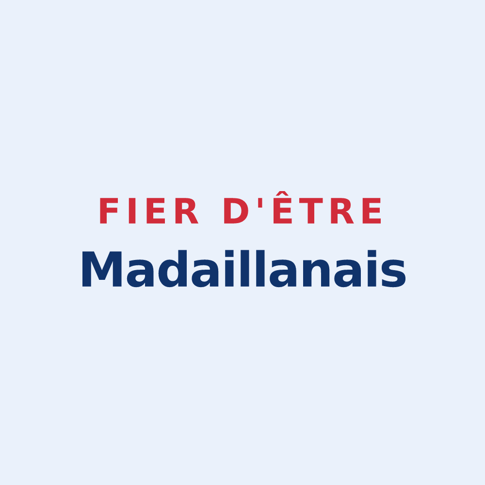 Sticker « Fier d'être Madaillanais » — design pour Madaillan