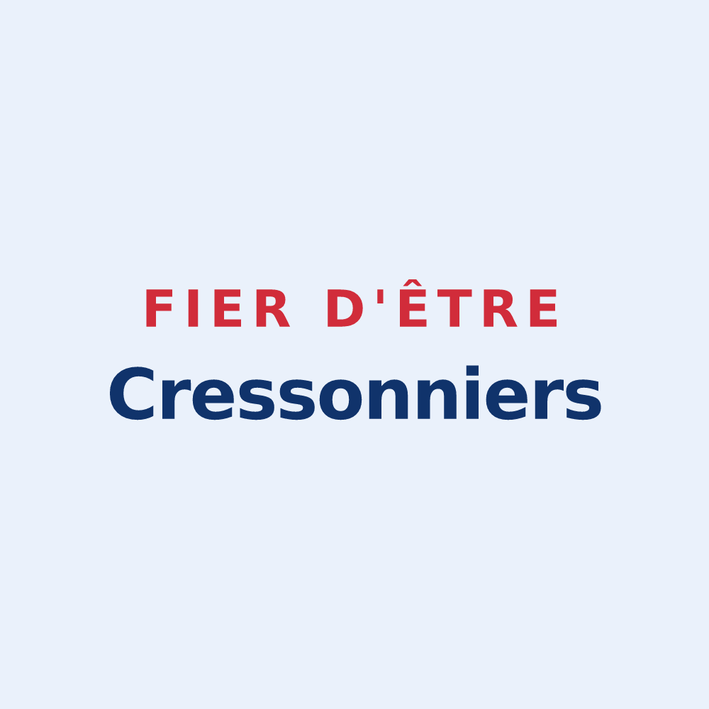 Sticker « Fier d'être Cressonniers » — design pour Maffrécourt