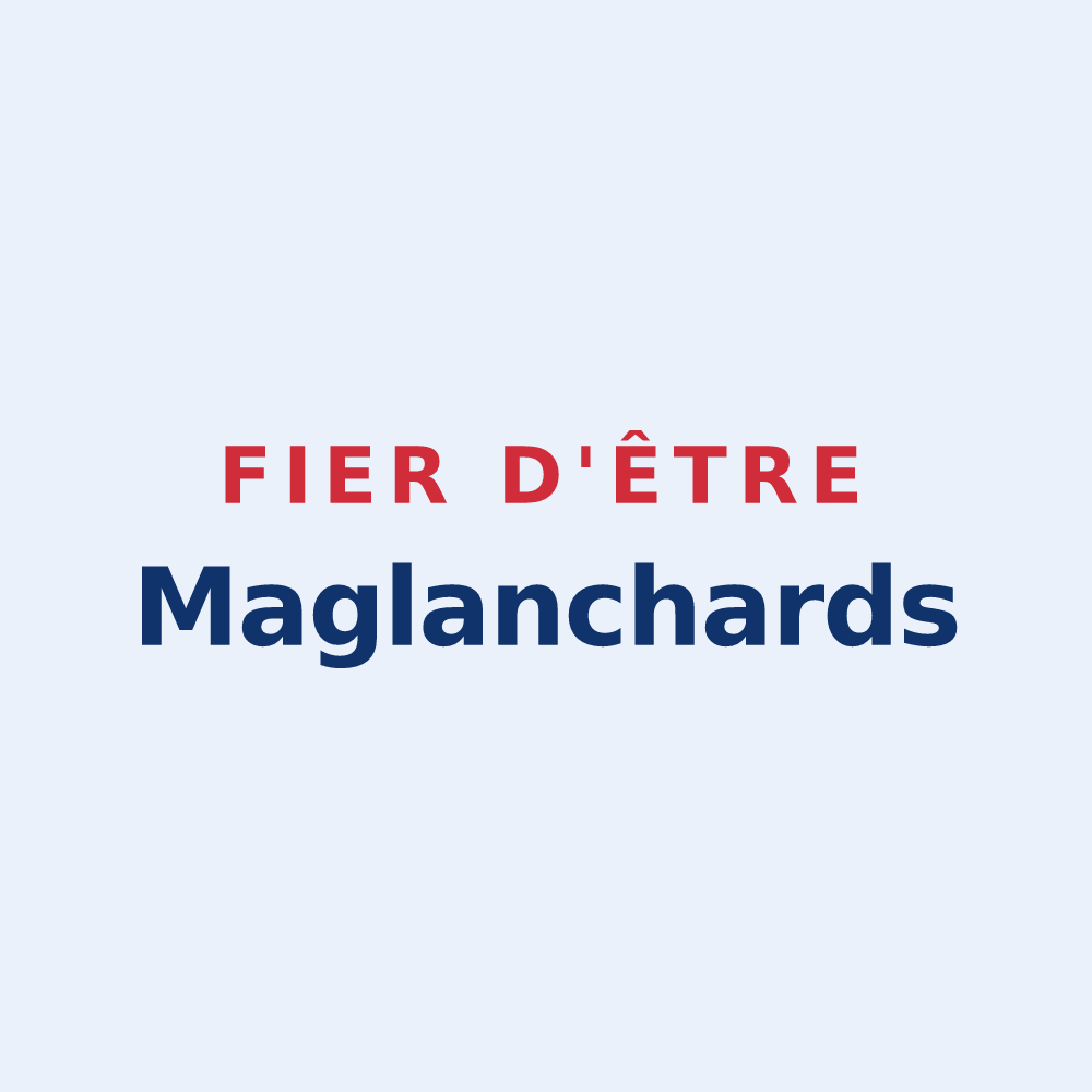 Sticker « Fier d'être Maglanchards » — design pour Magland