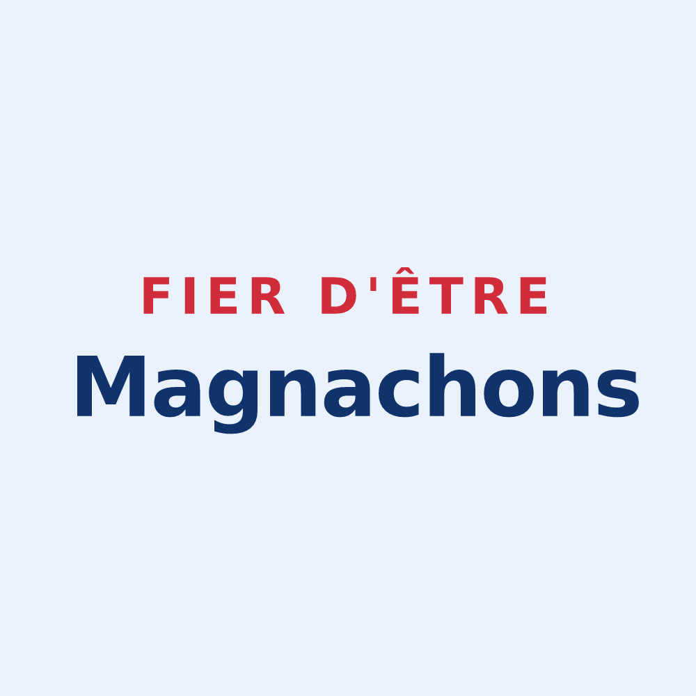 Sticker « Fier d'être Magnachons » — design pour Magnac-Laval