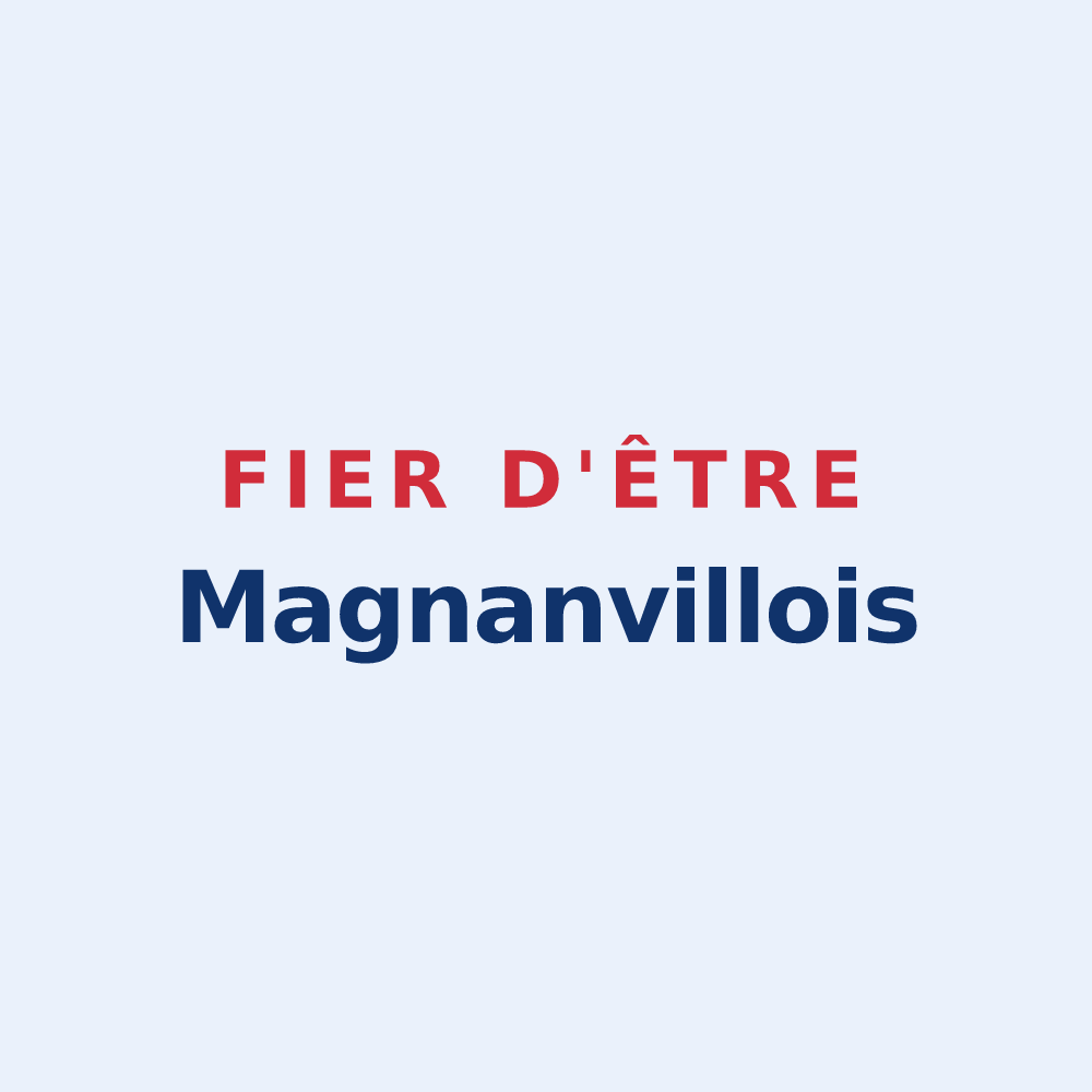 Sticker « Fier d'être Magnanvillois » — design pour Magnanville