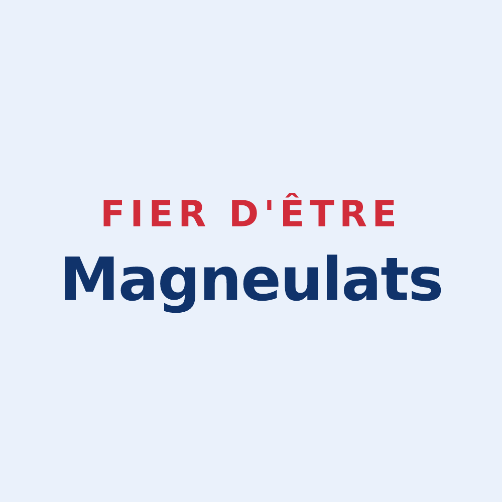 Sticker « Fier d'être Magneulats » — design pour Magneux-Haute-Rive