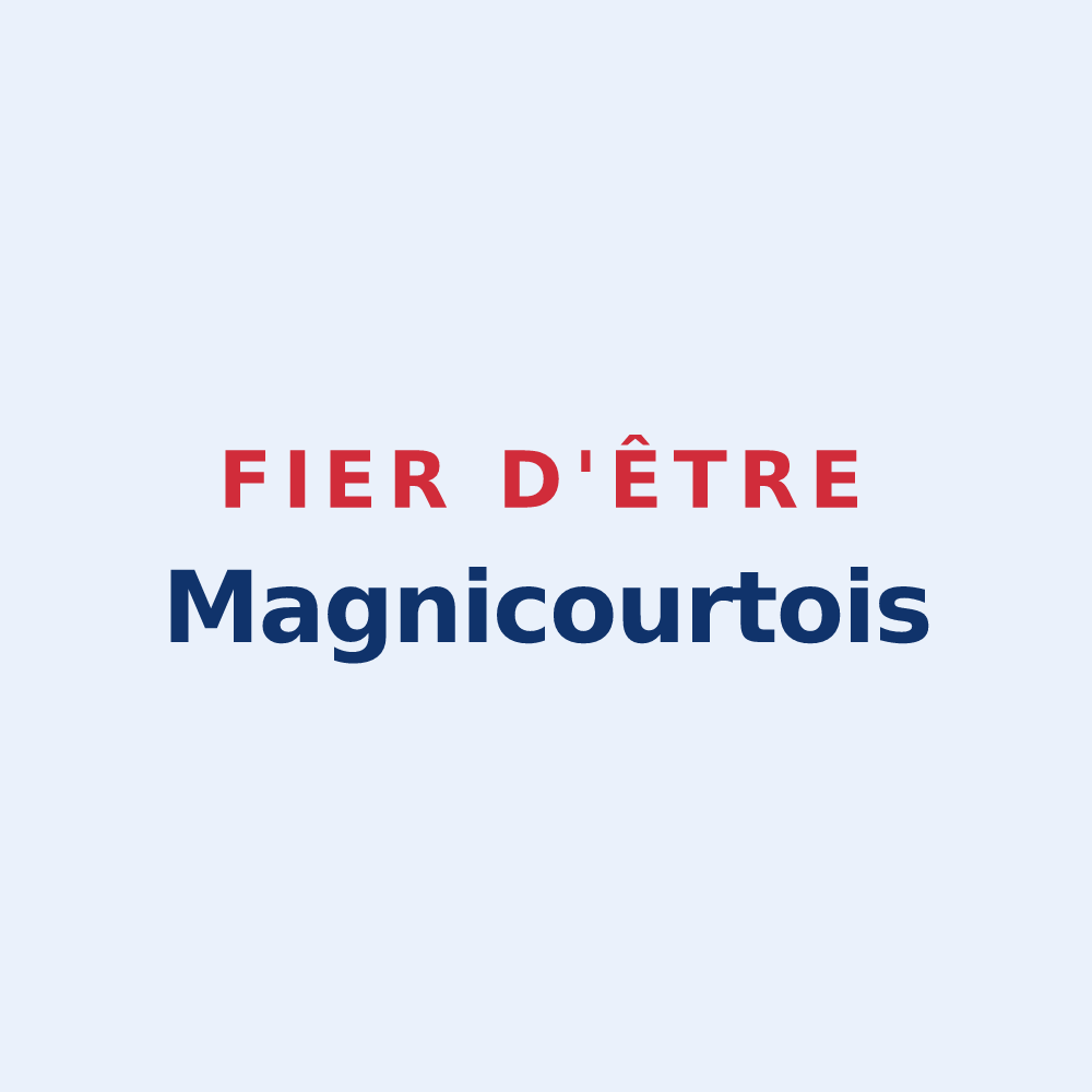Sticker « Fier d'être Magnicourtois » — design pour Magnicourt-sur-Canche