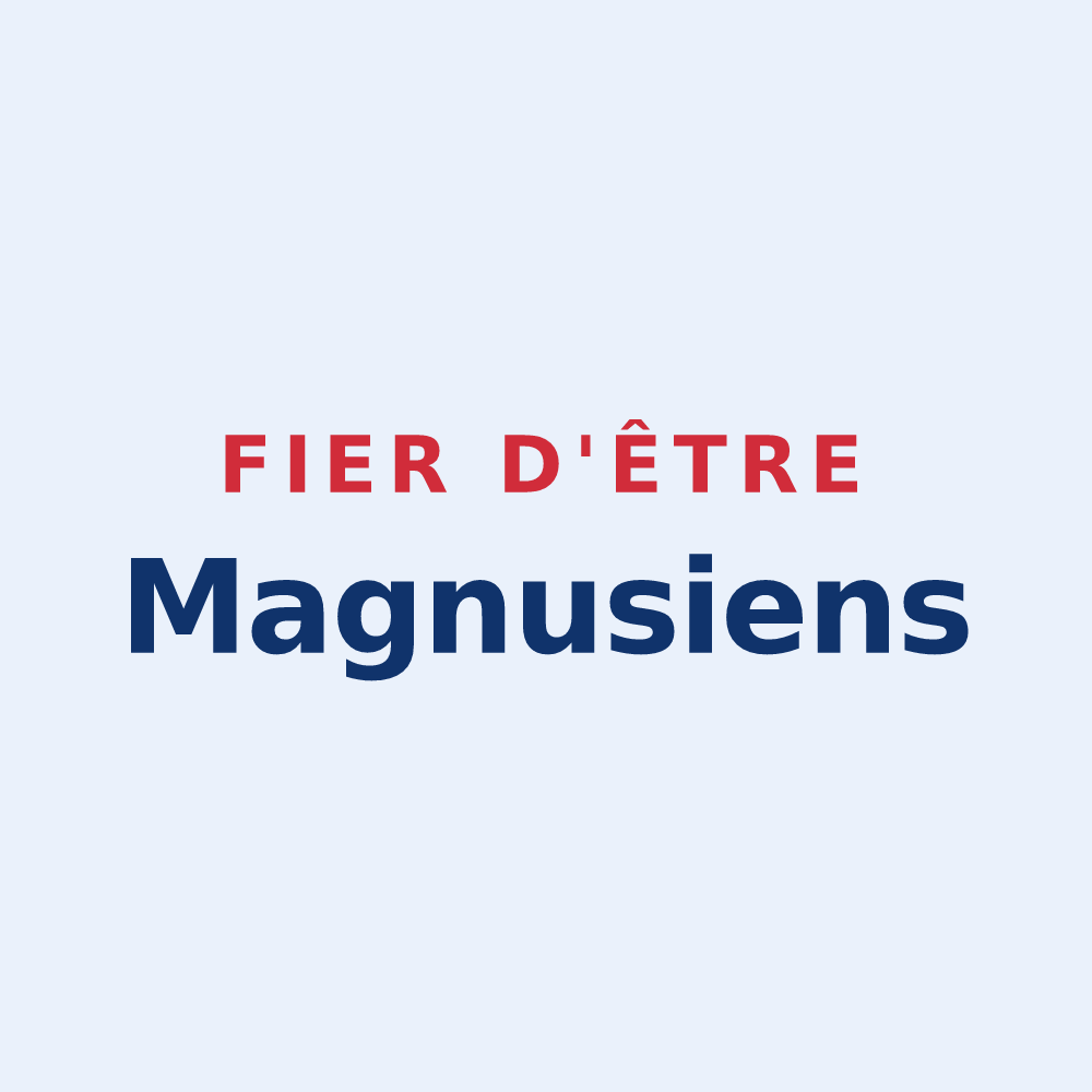 Sticker « Fier d'être Magnusiens » — design pour Magny-en-Bessin