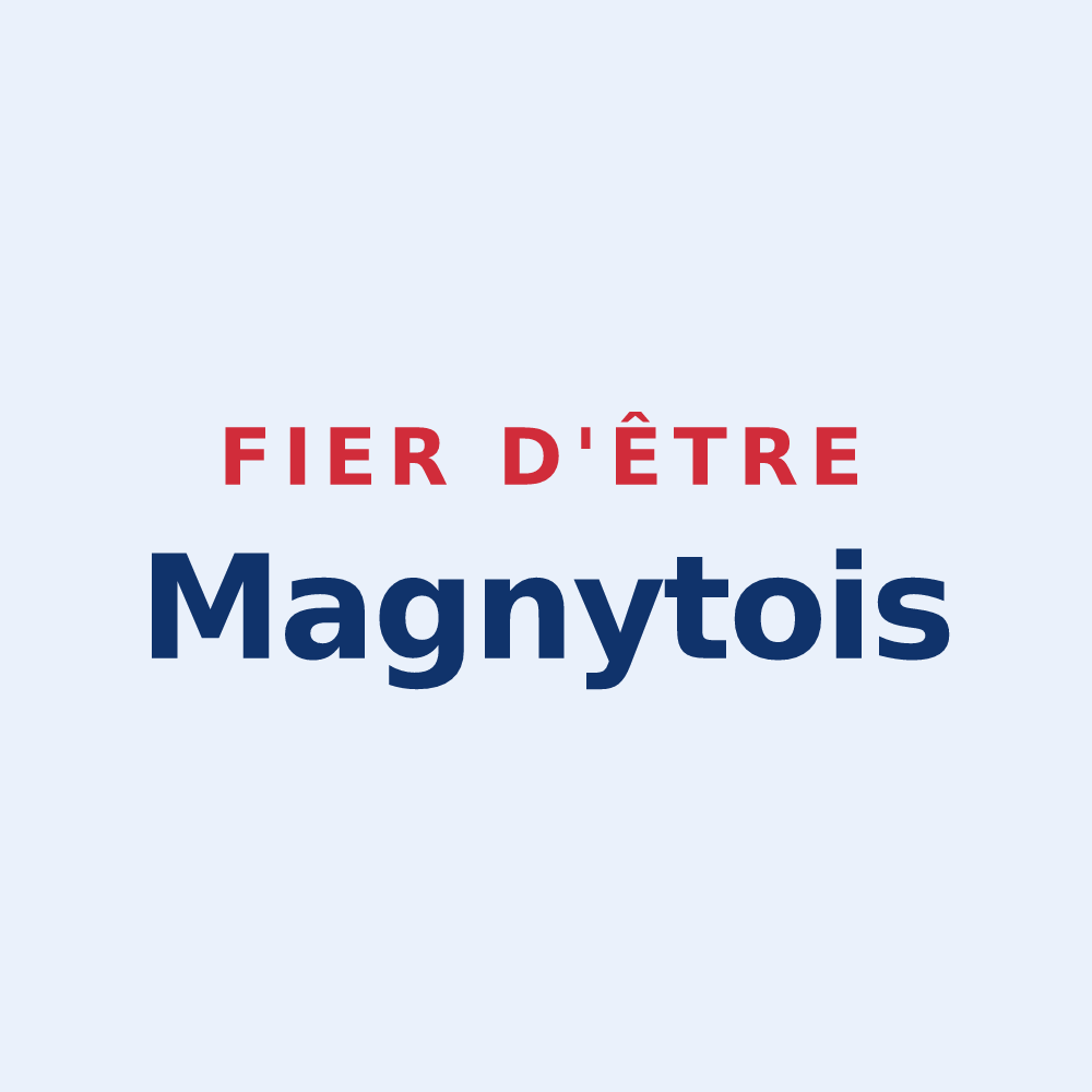 Sticker « Fier d'être Magnytois » — design pour Magny-en-Vexin