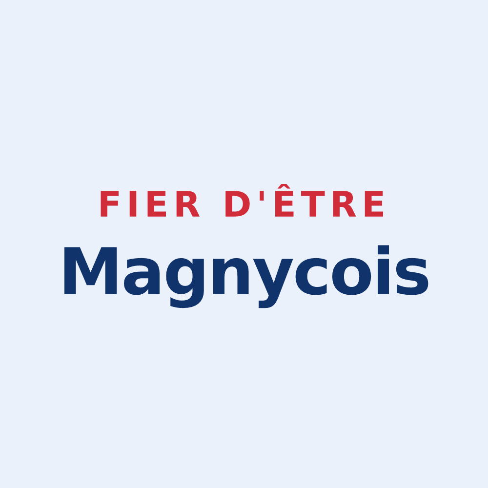 Sticker « Fier d'être Magnycois » — design pour Magny-les-Hameaux
