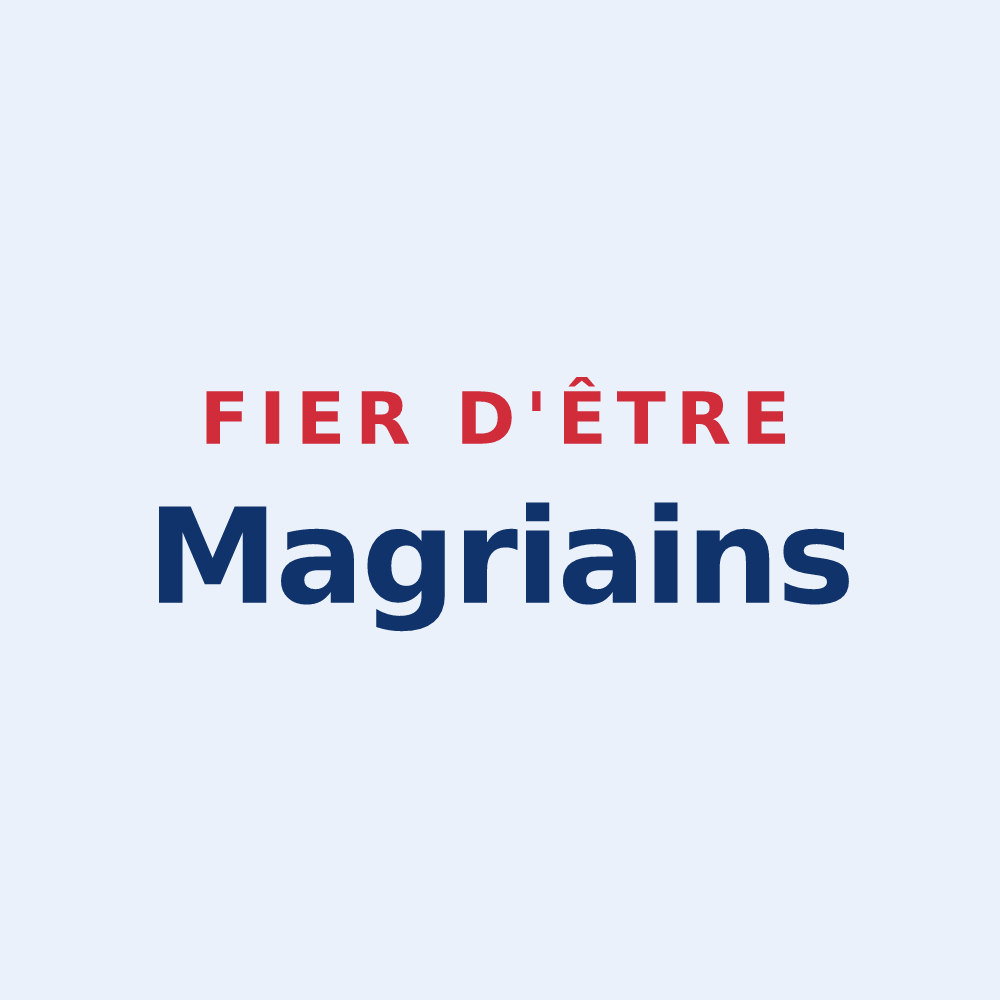 Sticker « Fier d'être Magriains » — design pour Magrie