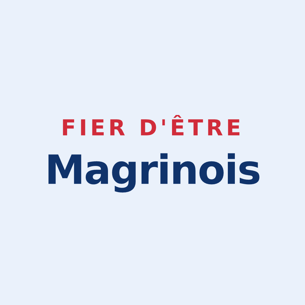 Sticker « Fier d'être Magrinois » — design pour Magrin