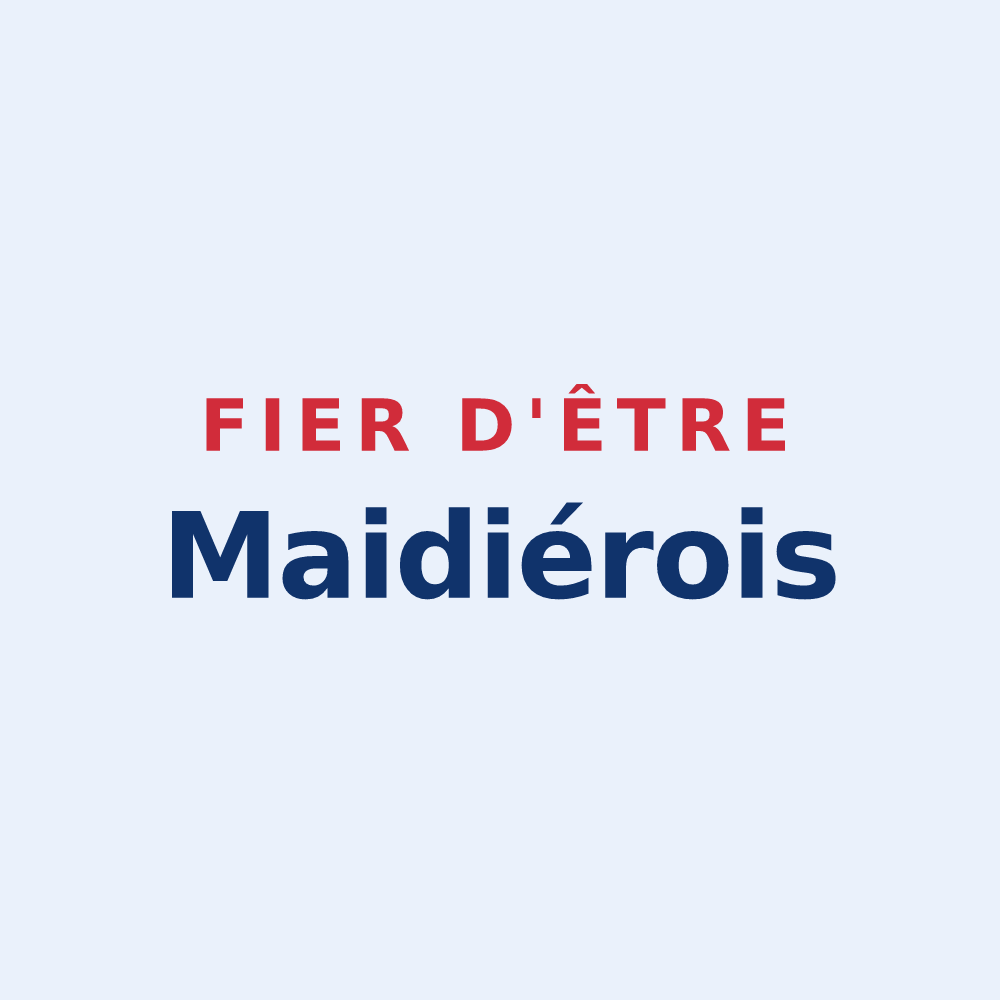 Sticker « Fier d'être Maidiérois » — design pour Maidières