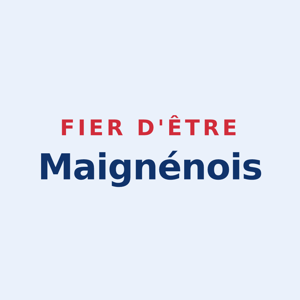 Sticker « Fier d'être Maignénois » — design pour Maigné