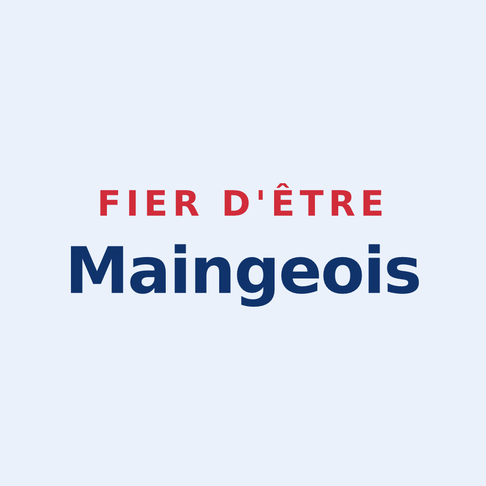 Sticker « Fier d'être Maingeois » — design pour Maing