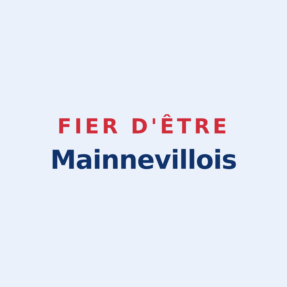 Sticker « Fier d'être Mainnevillois » — design pour Mainneville