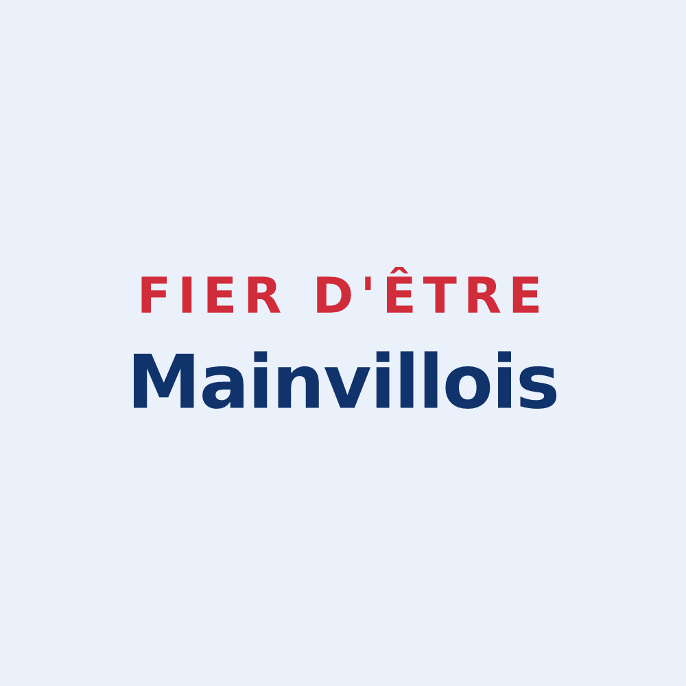 Sticker « Fier d'être Mainvillois » — design pour Mainvillers