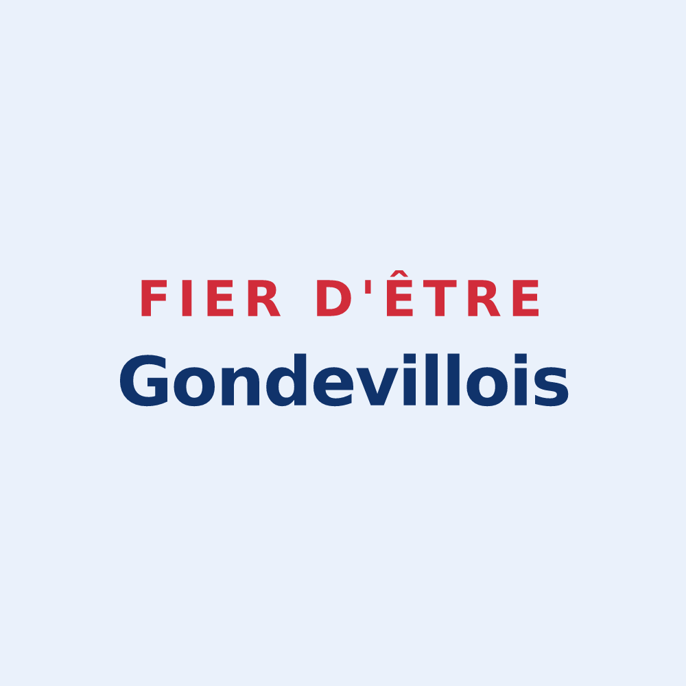 Sticker « Fier d'être Gondevillois » — design pour Mainxe-Gondeville