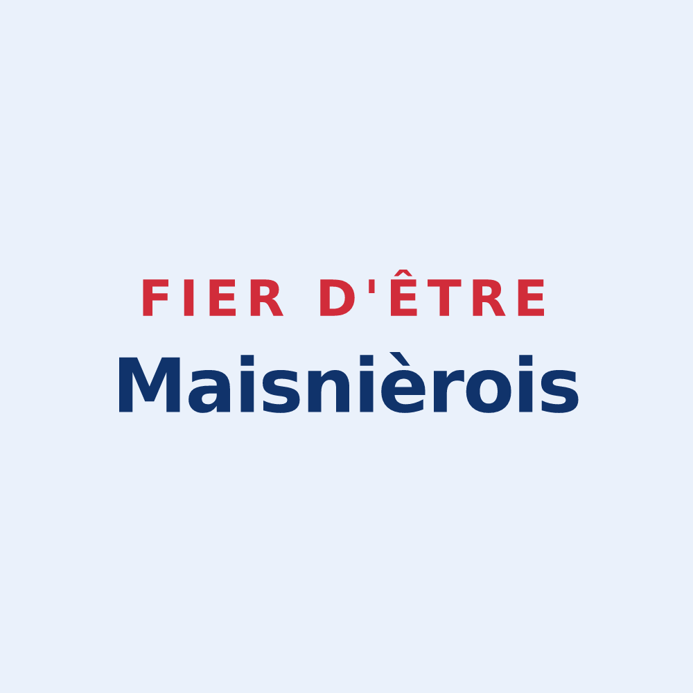 Sticker « Fier d'être Maisnièrois » — design pour Maisnières