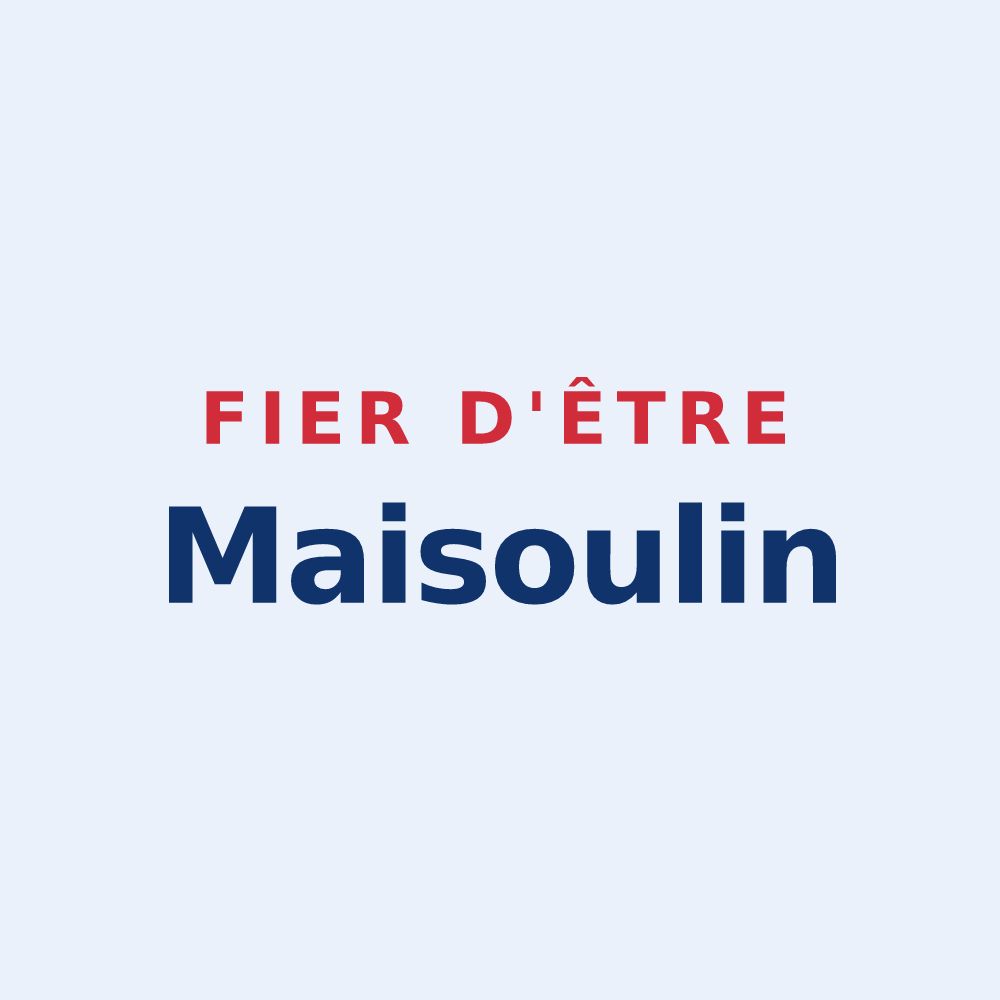 Sticker « Fier d'être Maisoulin » — design pour Maisod