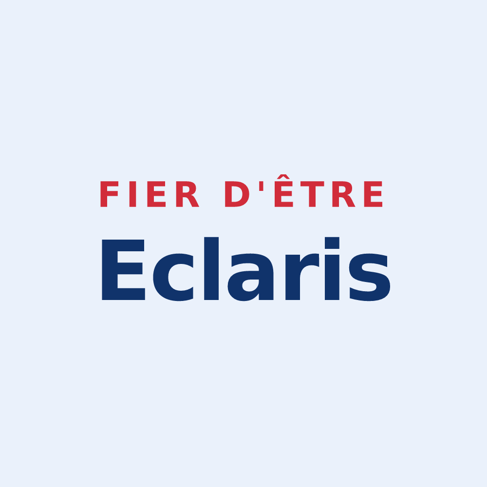 Sticker « Fier d'être Eclaris » — design pour Maison-des-Champs