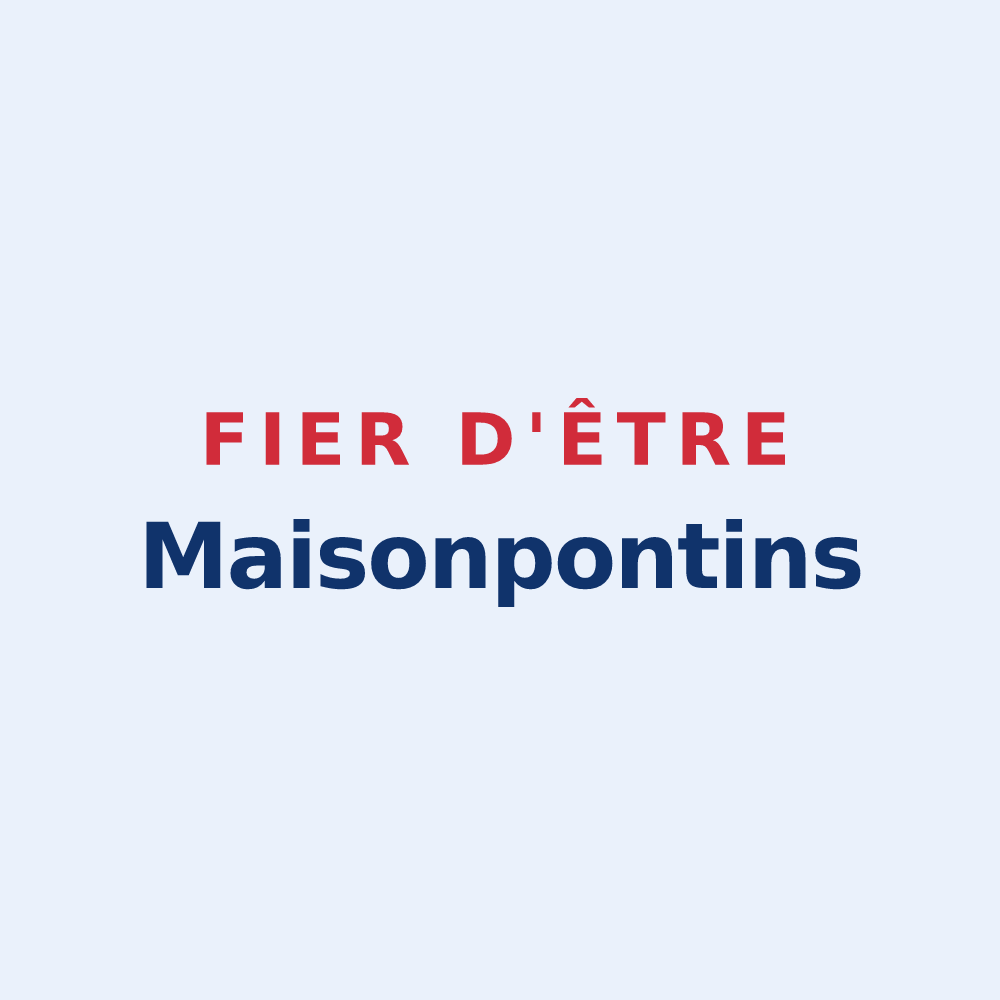 Sticker « Fier d'être Maisonpontins » — design pour Maison-Ponthieu