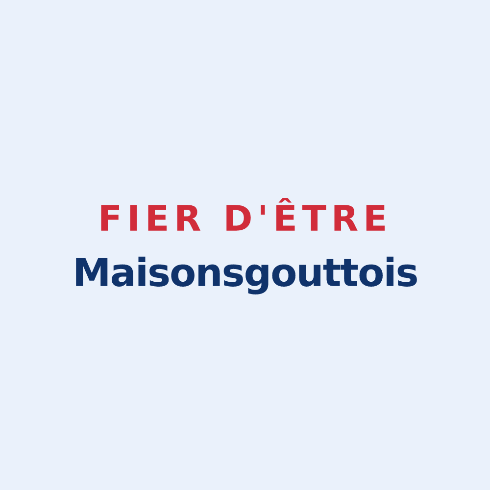 Sticker « Fier d'être Maisonsgouttois » — design pour Maisonsgoutte