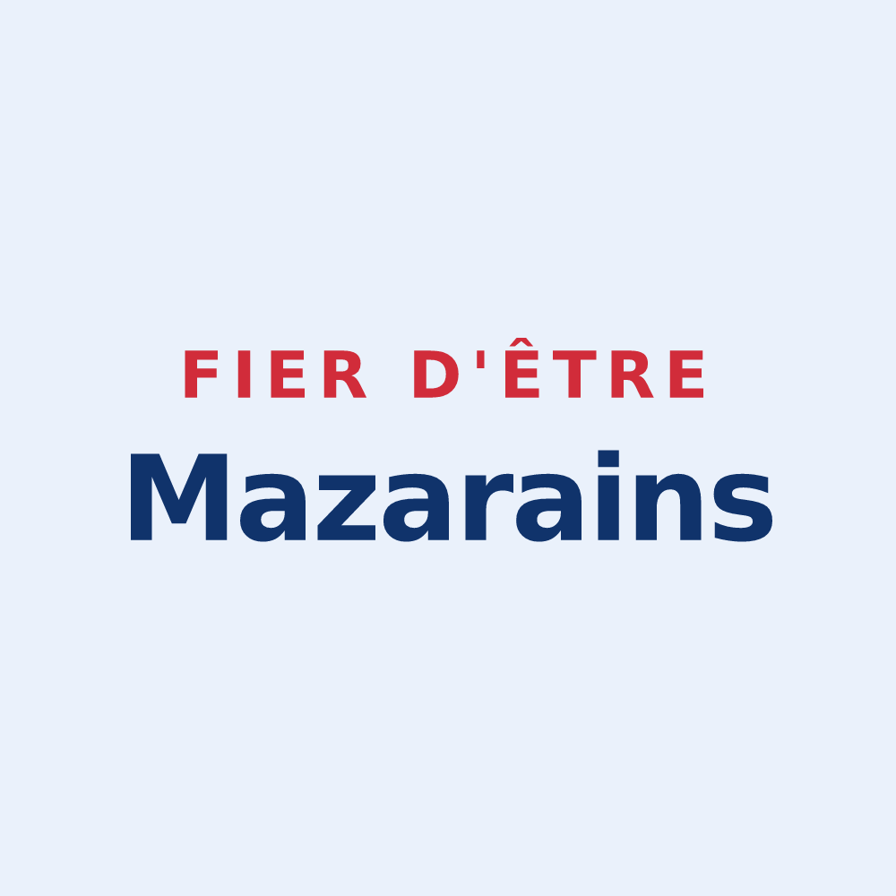 Sticker « Fier d'être Mazarains » — design pour Maizeray