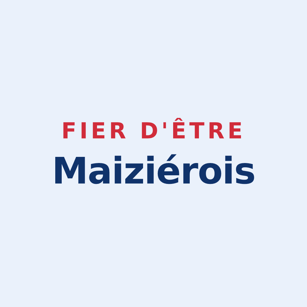 Sticker « Fier d'être Maiziérois » — design pour Maizières
