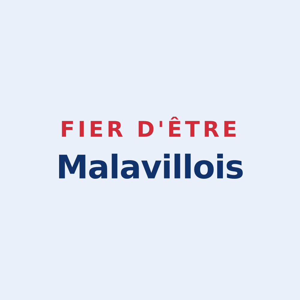 Sticker « Fier d'être Malavillois » — design pour Malavillers