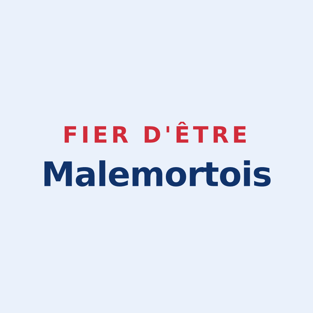 Sticker « Fier d'être Malemortois » — design pour Malemort