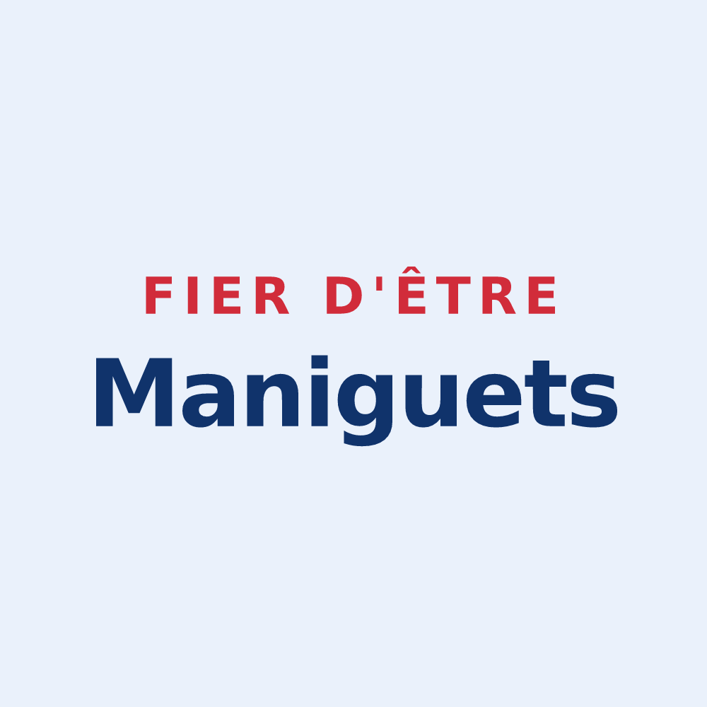 Sticker « Fier d'être Maniguets » — design pour Malleloy