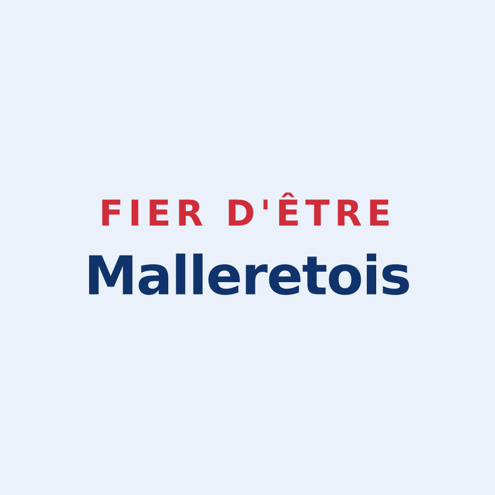 Sticker « Fier d'être Malleretois » — design pour Malleret-Boussac