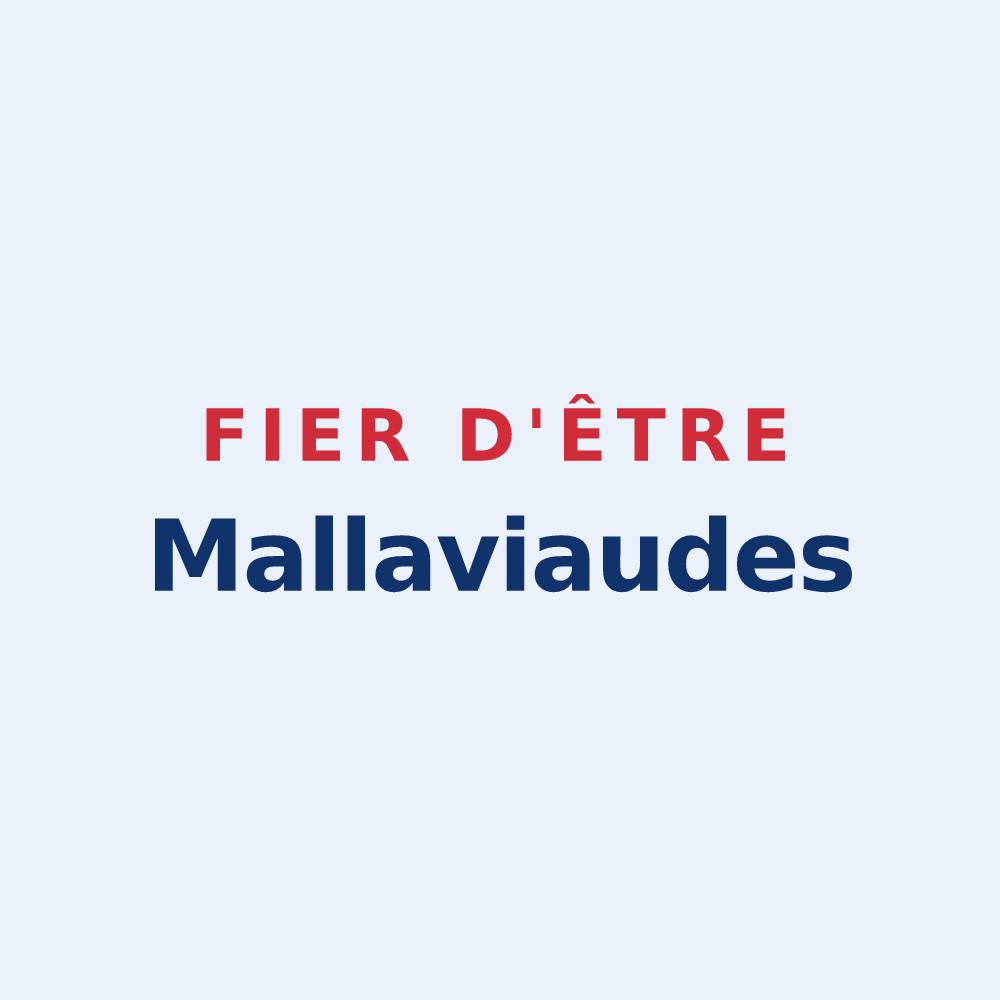 Sticker « Fier d'être Mallaviaudes » — design pour Malleval