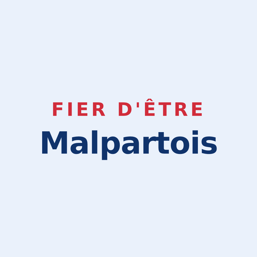 Sticker « Fier d'être Malpartois » — design pour Malpart