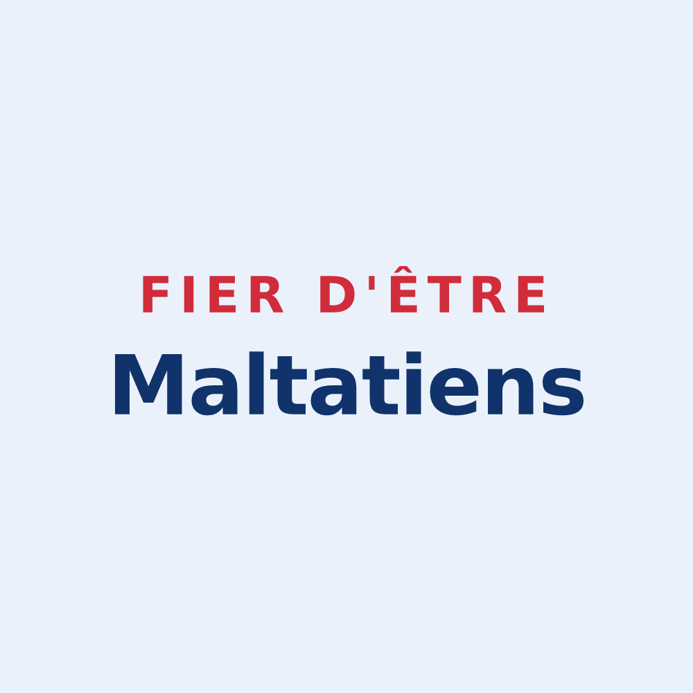 Sticker « Fier d'être Maltatiens » — design pour Maltat