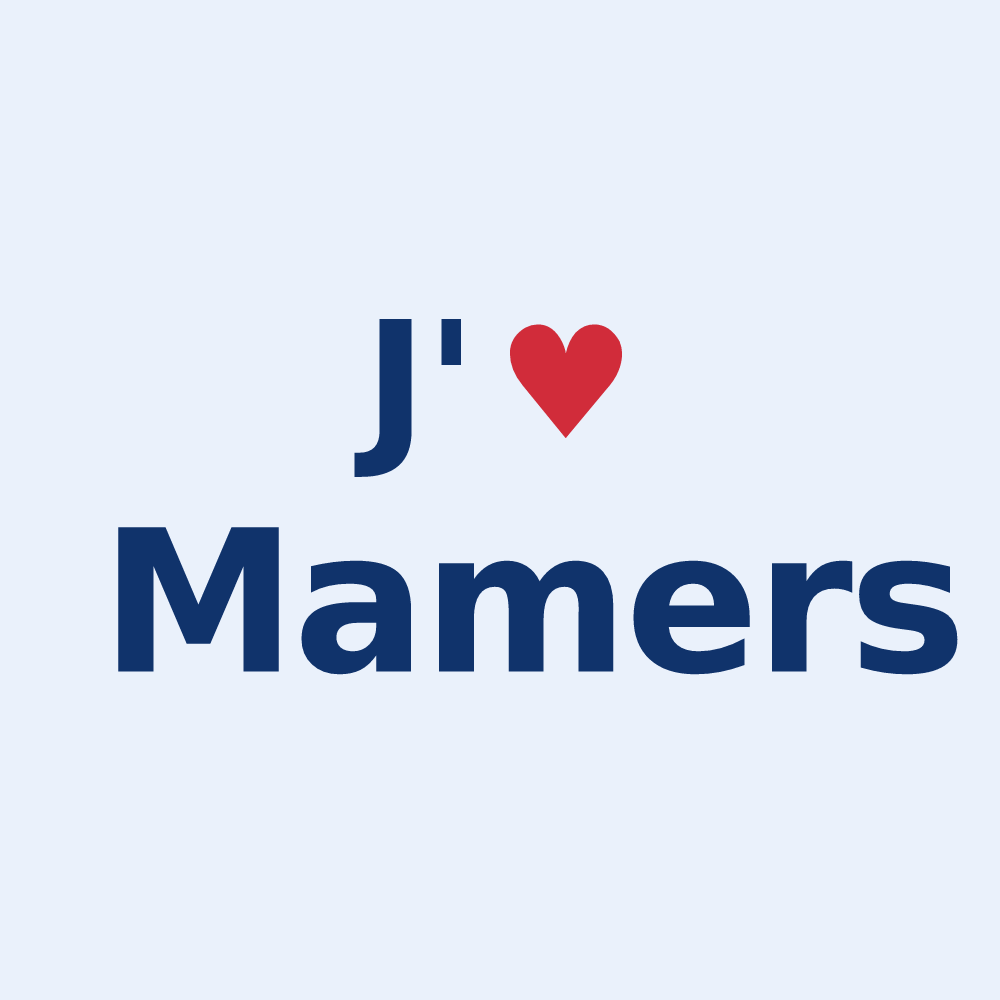 Sticker personnalisé Mamers — design J'aime Mamers
