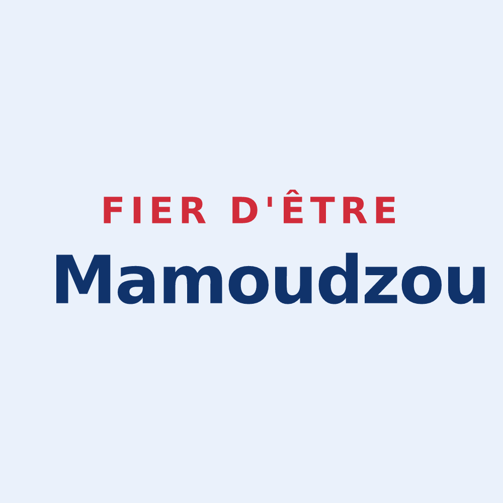 Sticker « Fier d'être Mamoudzou » — design pour Mamoudzou
