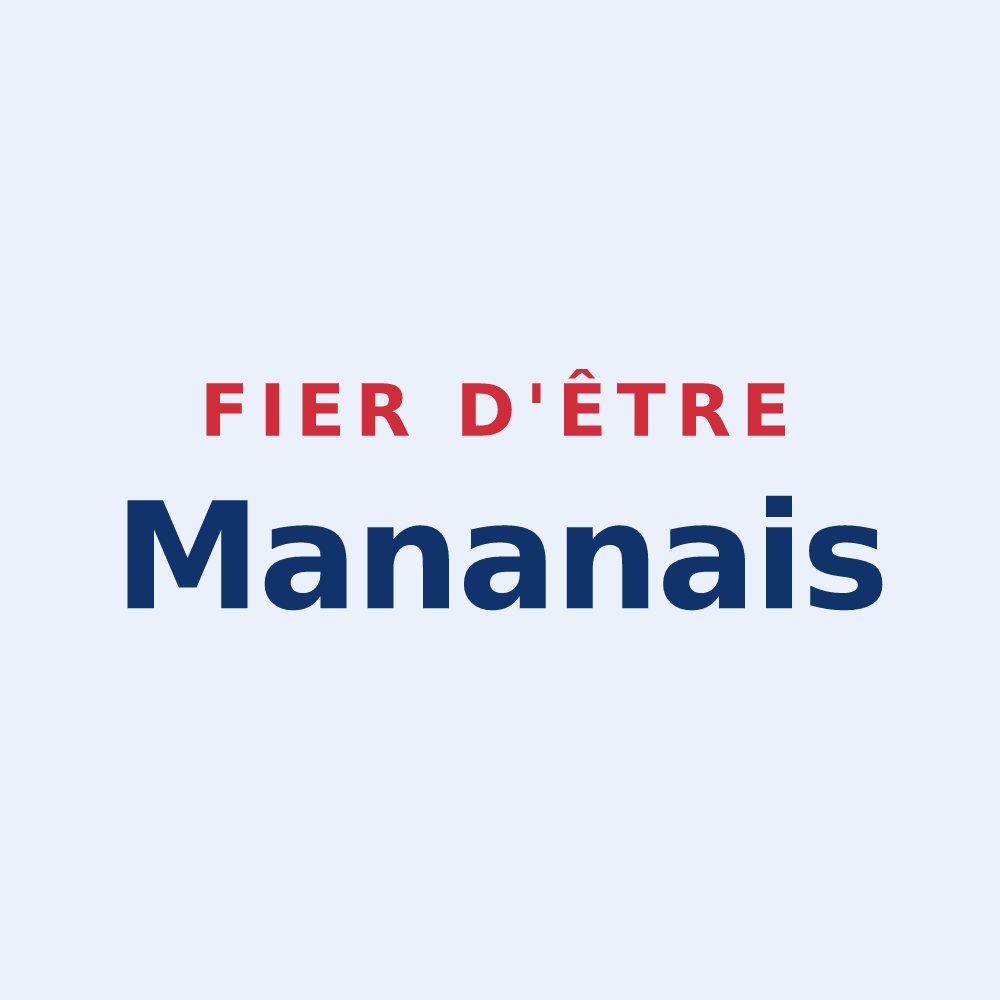 Sticker « Fier d'être Mananais » — design pour Mana