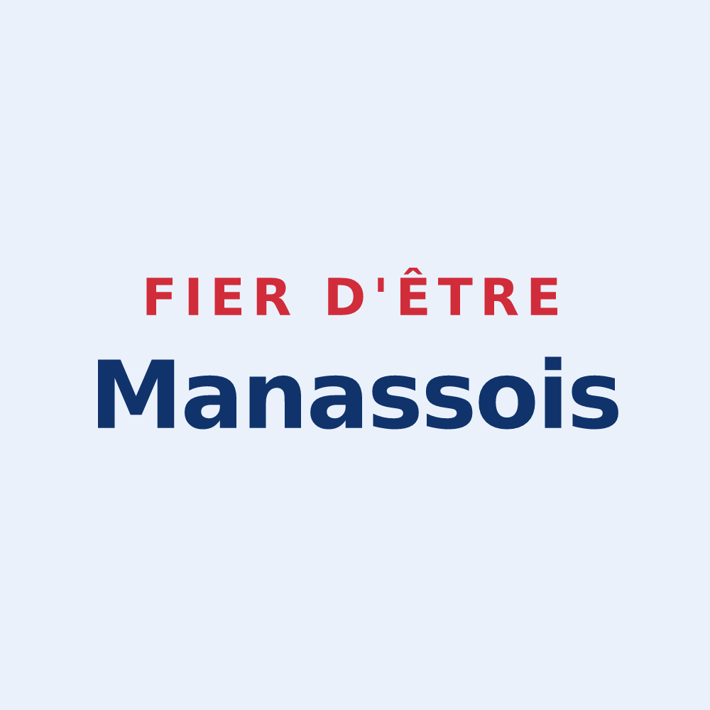 Sticker « Fier d'être Manassois » — design pour Manas-Bastanous
