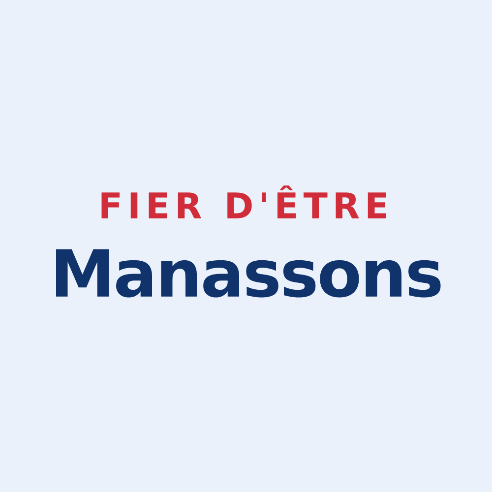 Sticker « Fier d'être Manassons » — design pour Manas